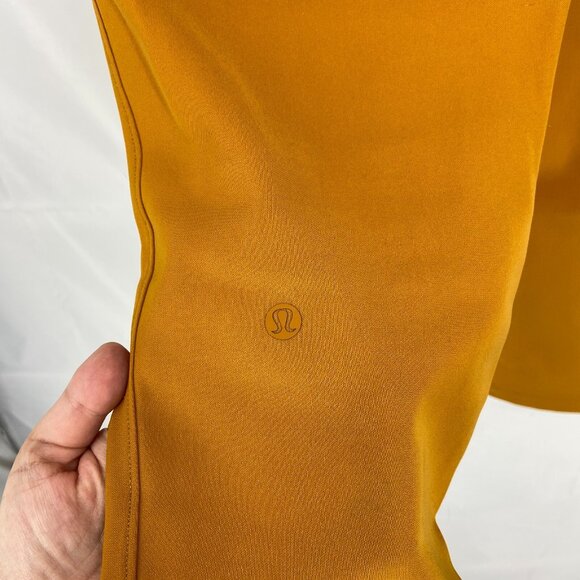 Lululemon Women 6 On the Fly 7/8 Pant Fools Gold Athletic Active Stretch Ankle - Picture 3 of 9